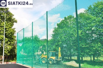 Siatki Wasilków - Zabezpieczenie za bramkami i trybun boiska piłkarskiego dla terenów Wasilkowa